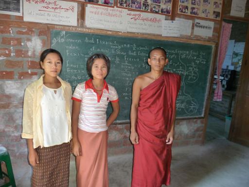 P1010724.JPG - Teaching staff of the school, Mingun