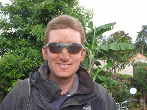 P1050197.JPG - in Kisoro, after a boda-boda (motorbike taxi) ride